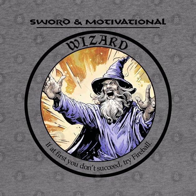 Sword and Motivational - Wizard Light by Waag Books